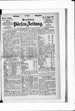 Berliner Börsen-Zeitung vom 19.08.1873