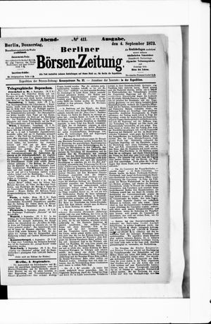 Berliner Börsen-Zeitung vom 04.09.1873