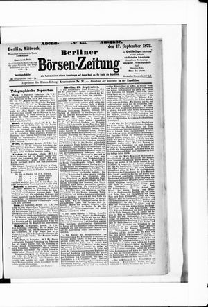 Berliner Börsen-Zeitung vom 17.09.1873