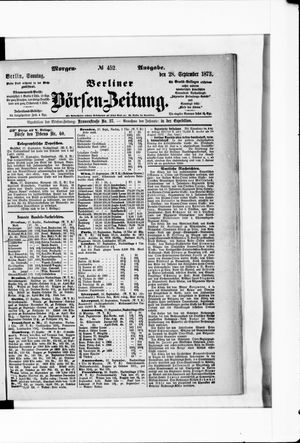 Berliner Börsen-Zeitung vom 28.09.1873