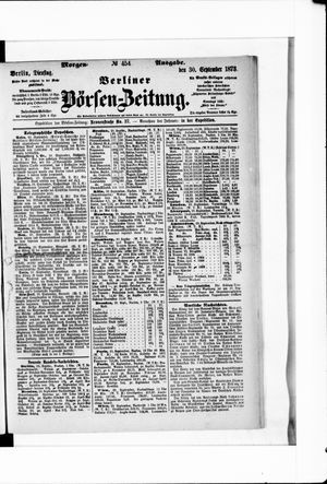 Berliner Börsen-Zeitung on Sep 30, 1873