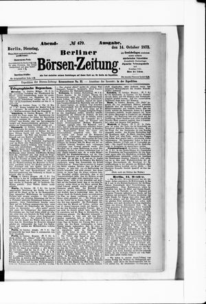 Berliner Börsen-Zeitung on Oct 14, 1873