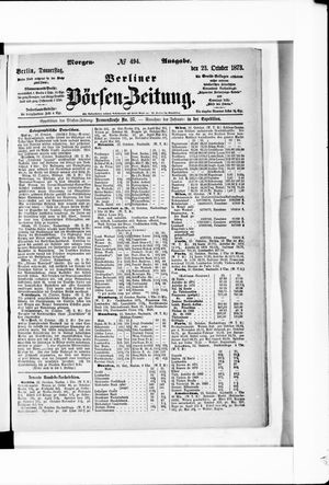 Berliner Börsen-Zeitung vom 23.10.1873