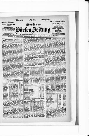 Berliner Börsen-Zeitung vom 03.12.1873