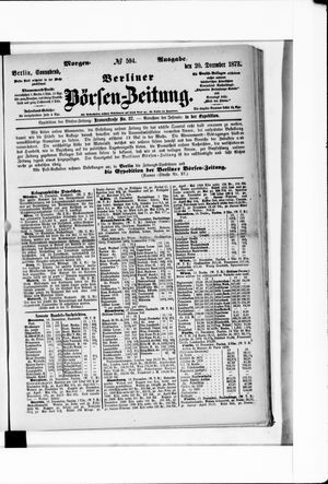 Berliner Börsen-Zeitung vom 20.12.1873