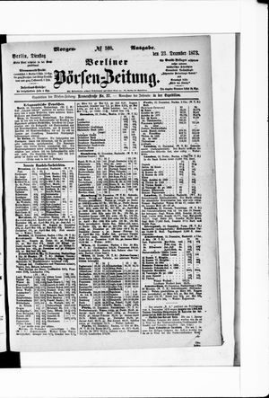Berliner Börsen-Zeitung on Dec 23, 1873