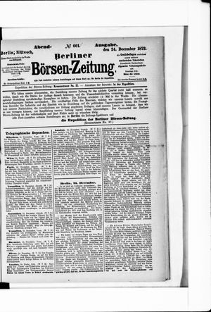 Berliner Börsen-Zeitung vom 24.12.1873