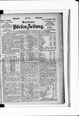 Berliner Börsen-Zeitung on Dec 30, 1873