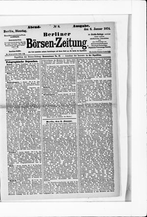 Berliner Börsen-Zeitung vom 06.01.1874