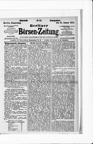 Berliner Börsen-Zeitung vom 15.01.1874