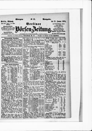 Berliner Börsen-Zeitung vom 21.01.1874