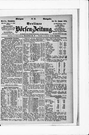 Berliner Börsen-Zeitung vom 24.01.1874