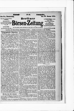 Berliner Börsen-Zeitung vom 29.01.1874