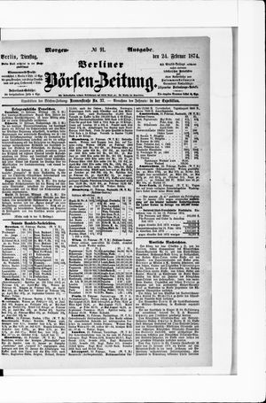 Berliner Börsen-Zeitung vom 24.02.1874