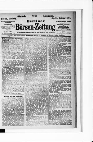 Berliner Börsen-Zeitung vom 24.02.1874