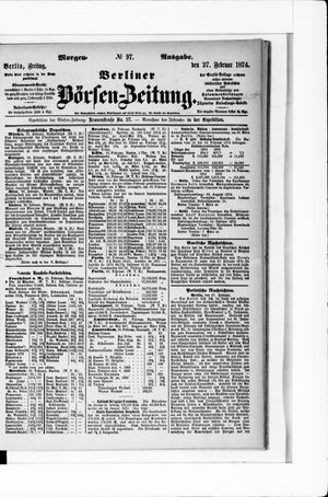 Berliner Börsen-Zeitung vom 27.02.1874