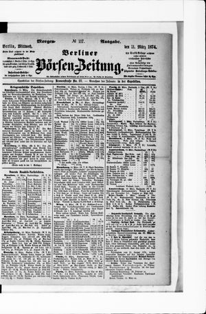 Berliner Börsen-Zeitung vom 11.03.1874
