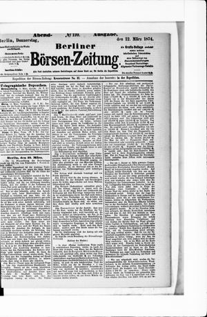 Berliner Börsen-Zeitung vom 12.03.1874
