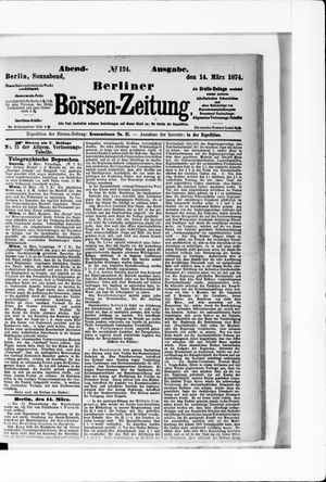 Berliner Börsen-Zeitung vom 14.03.1874