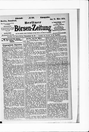 Berliner Börsen-Zeitung vom 21.03.1874