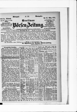 Berliner Börsen-Zeitung vom 25.03.1874