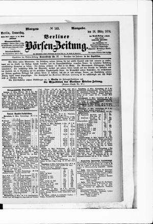 Berliner Börsen-Zeitung vom 26.03.1874