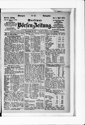 Berliner Börsen-Zeitung vom 03.04.1874