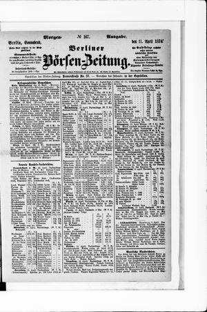 Berliner Börsen-Zeitung vom 11.04.1874