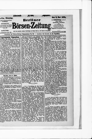 Berliner Börsen-Zeitung vom 05.05.1874