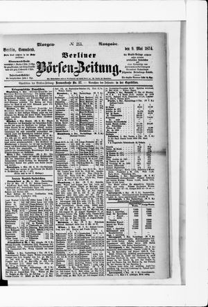 Berliner Börsen-Zeitung vom 09.05.1874