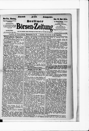 Berliner Börsen-Zeitung vom 11.05.1874
