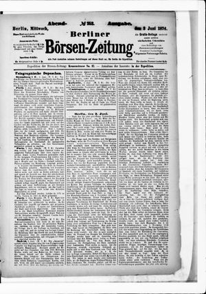 Berliner Börsen-Zeitung vom 03.06.1874