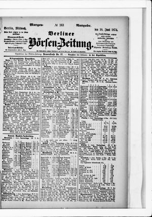 Berliner Börsen-Zeitung on Jun 10, 1874