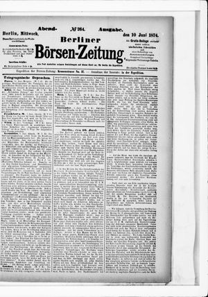 Berliner Börsen-Zeitung on Jun 10, 1874