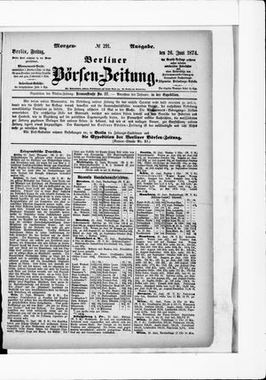 Berliner Börsen-Zeitung on Jun 26, 1874
