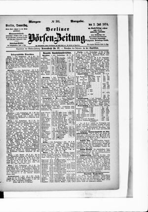 Berliner Börsen-Zeitung on Jul 2, 1874