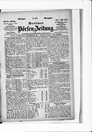 Berliner Börsen-Zeitung vom 05.07.1874