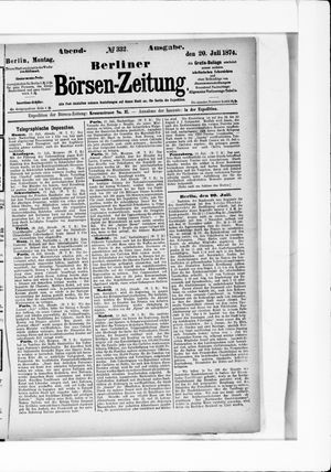 Berliner Börsen-Zeitung vom 20.07.1874