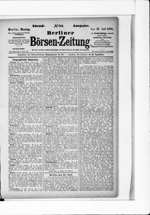 Berliner Börsen-Zeitung vom 27.07.1874