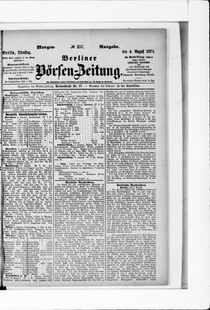 Berliner Börsen-Zeitung vom 04.08.1874