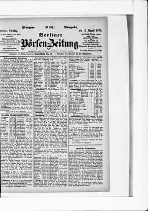 Berliner Börsen-Zeitung vom 11.08.1874