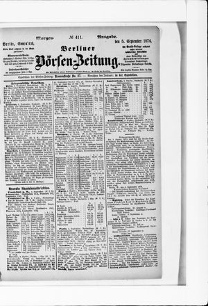 Berliner Börsen-Zeitung vom 05.09.1874