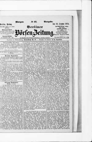 Berliner Börsen-Zeitung on Oct 23, 1874