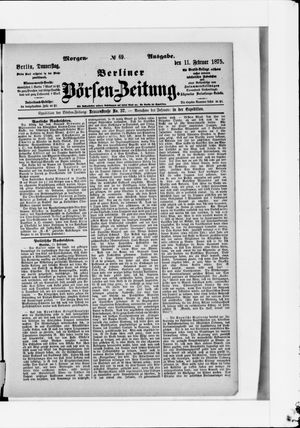 Berliner Börsen-Zeitung on Feb 11, 1875