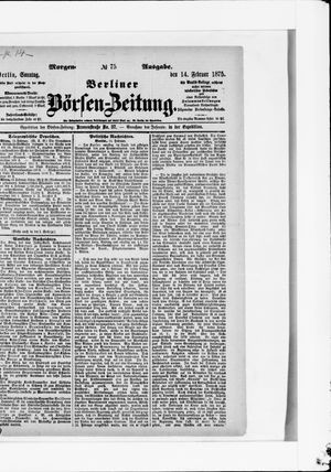 Berliner Börsen-Zeitung vom 14.02.1875