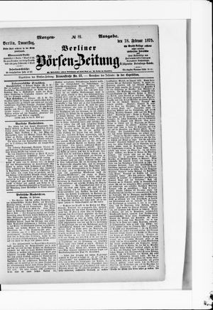 Berliner Börsen-Zeitung on Feb 18, 1875