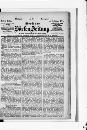 Berliner Börsen-Zeitung vom 25.02.1875