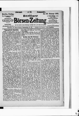 Berliner Börsen-Zeitung vom 26.02.1875