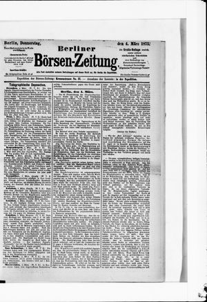 Berliner Börsen-Zeitung vom 04.03.1875