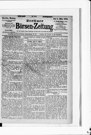 Berliner Börsen-Zeitung vom 08.03.1875